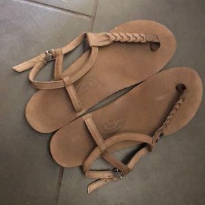 T street rainbow sandals